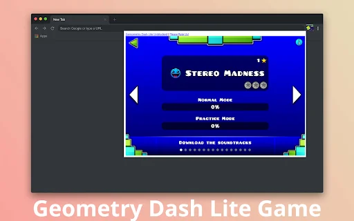 Mainkan Geometry Dash Lite di Chrome – Game Platformer Seru - Screenshot 2