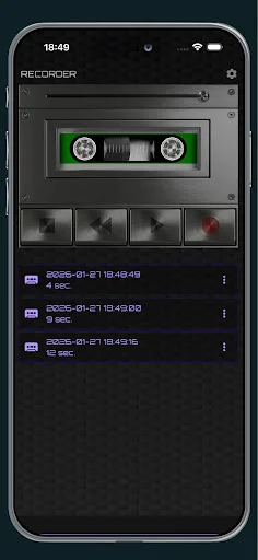 Download Voice Recorder – Retro Tape Terbaru – Rekam Audio Klasik - Screenshot 4
