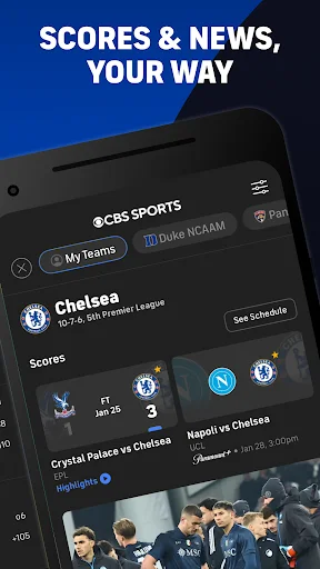 Download CBS Sports Terbaru – Skor Langsung & Berita Olahraga - Screenshot 2