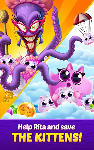 Download Cookie Cats Pop Terbaru – Game Puzzle Kucing Lucu - Screenshot 8