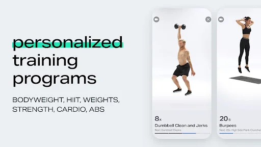 Download Freeletics: Fitness Workouts Terbaru – Latihan HIIT Efektif - Screenshot 3