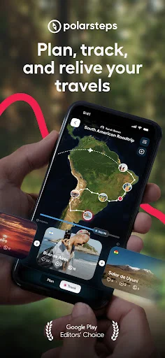 Download Polarsteps Terbaru – Pelacak Perjalanan & Planner Gratis - Screenshot 1
