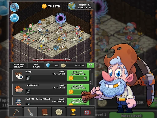 Download Tap Tap Dig Terbaru – Game Idle Clicker Seru Gratis - Screenshot 22