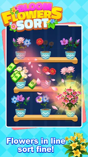 Unduh Bloom Flowers Sort: Lucky Terbaru – Game Puzzle Santai - Screenshot 2