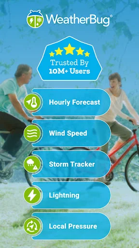 Download WeatherBug Terbaru – Cek Cuaca & Radar Badai Gratis - Screenshot 1