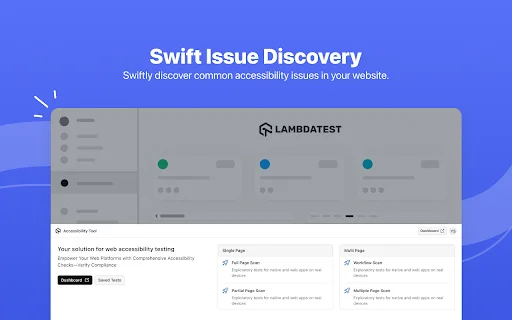 TestMu AI Accessibility DevTools – Audit Web Aksesibilitas - Screenshot 1
