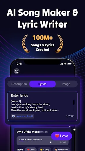 Rythmix: AI Music & Song Maker – Buat Lagu AI Keren Instan - Screenshot 2