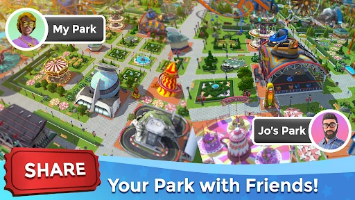 Download RollerCoaster Tycoon Touch Terbaru – Bangun Taman Hiburan - Screenshot 15