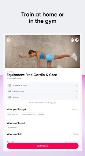 Download Sweat: Fitness App For Women Terbaru – Olahraga di Rumah - Screenshot 12
