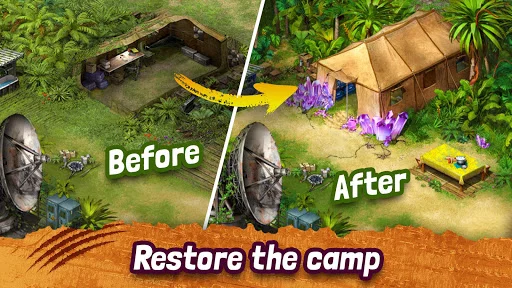 Download Survivors: Match 3・Lost Island – Puzzle Seru Gratis - Screenshot 16