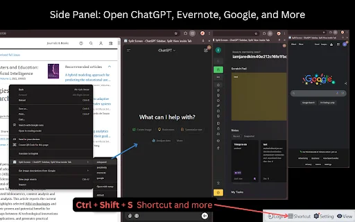 Split Screen in Tab: Multitask TradingView & ChatGPT Mudah - Screenshot 4