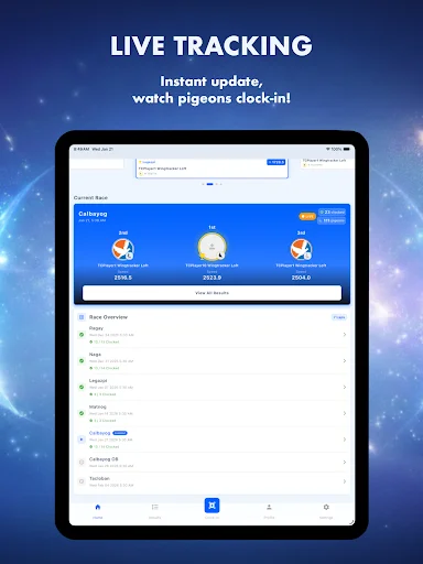 Unduh Wing Tracker Terbaru – Manajemen Balap Merpati Profesional - Screenshot 7