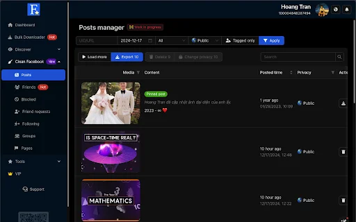 FB AIO: Toolbox Lengkap Facebook Terbaik – Unduh Gratis - Screenshot 4